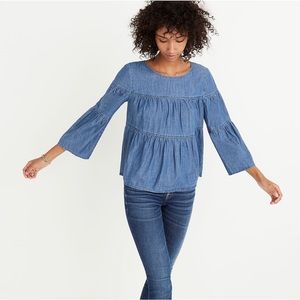 Blue Denim Women's Top
